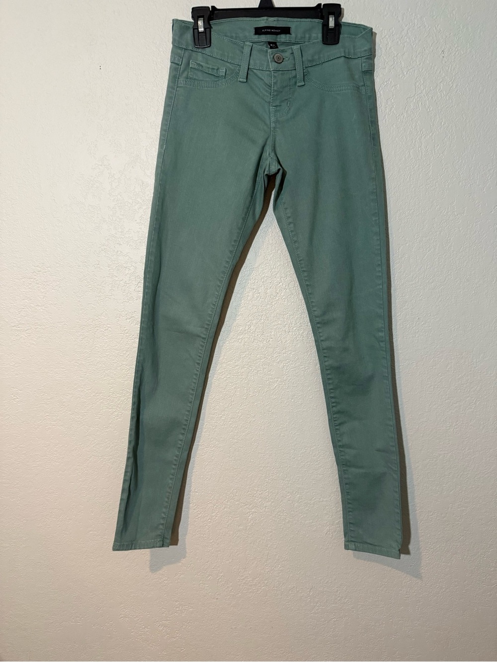 Flying Monkey- Light Sage Green Skinny Jeans Size 25